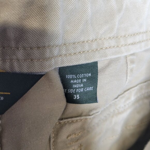 Eddie Bauer Men's Size 35 Cargo Shorts Brown - Picture 4 of 4